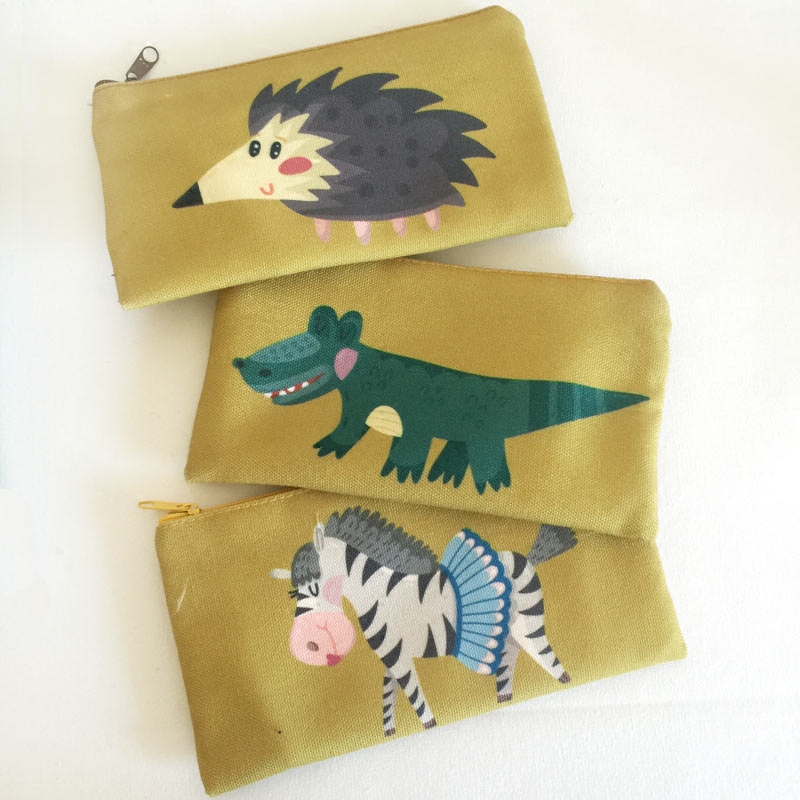 totu创意钱包 布艺小钱包 卡通动物笔袋零钱包手机包 礼品定制