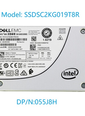Intel/英特尔S4610 1.92T 2.5 SATA固态硬盘SSDSC2KG019T8R 55J8H