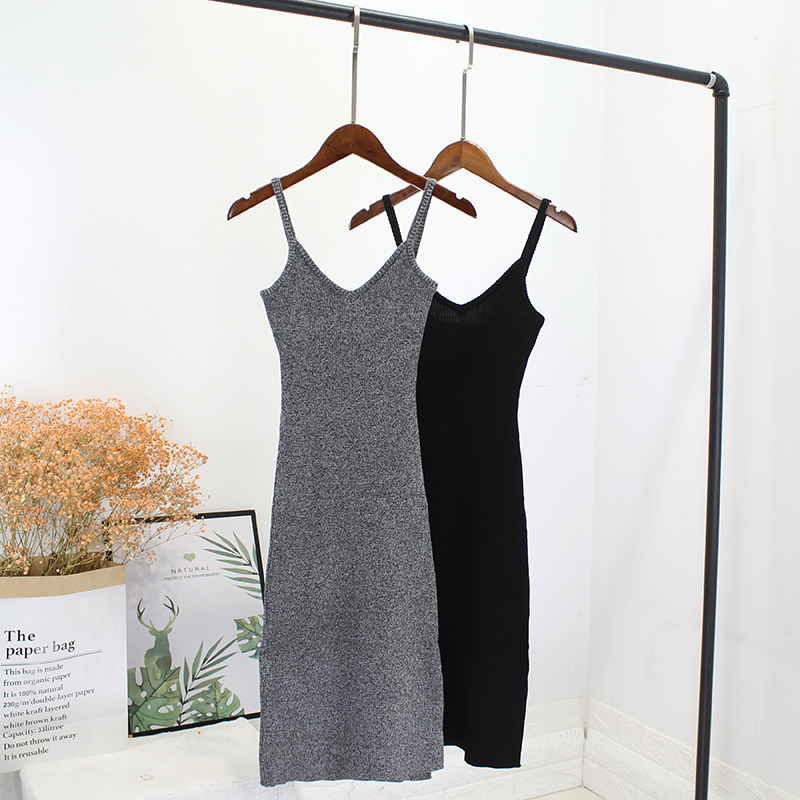 Little Early autumn winter Dress 2019 Overknee temperament By age knitting braces skirt Exorcism Mid length versionin the Women's clothing/Boutique , Dress  category - from Buy2taobao.com to provide professional Taobao agent buy service