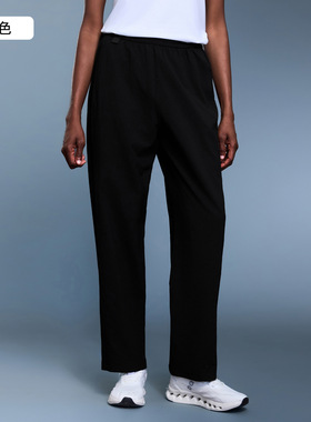 D25167户外加绒保暖运动休闲长裤女士秋季轻量防水通勤百搭直筒裤