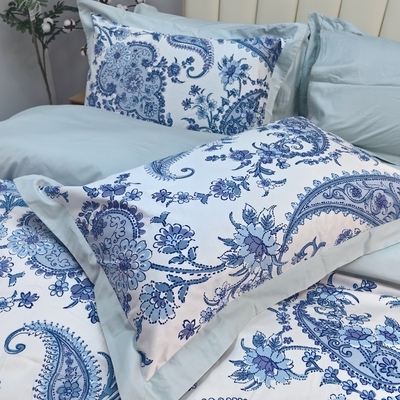 床单床笠四件套纯棉贡缎可定制