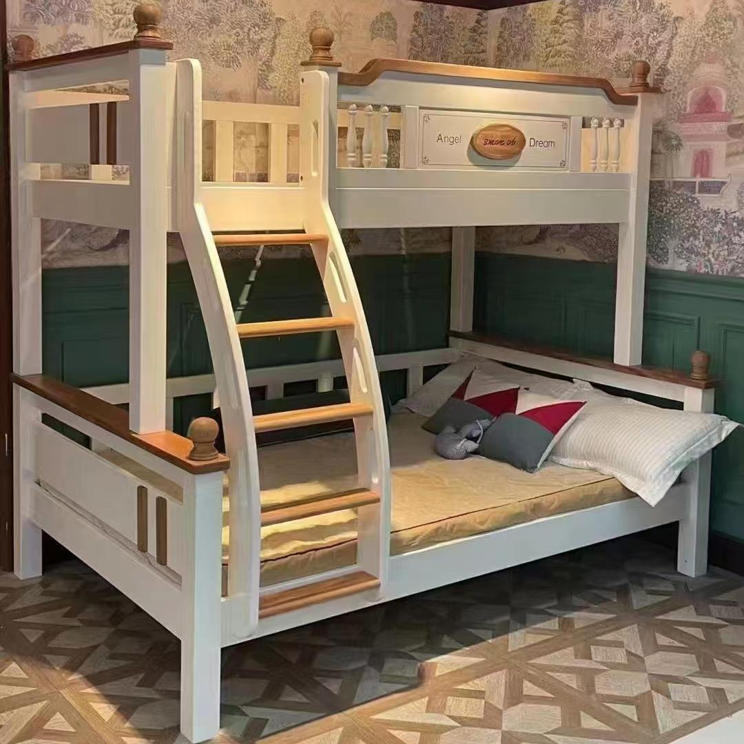 儿童床双层床上下床男孩女孩实木子母床上下铺高低床