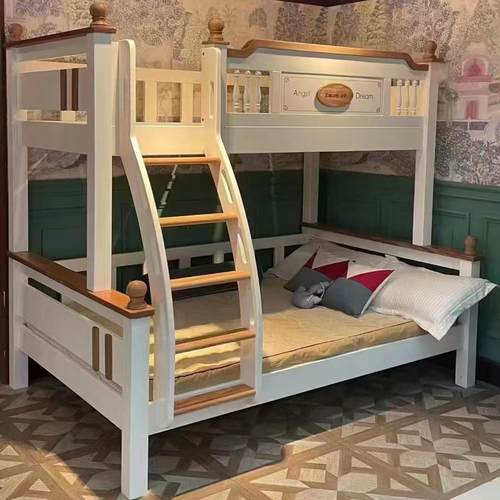 儿童床双层床上下床男孩女孩实木子母床上下铺高低床