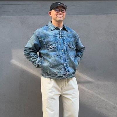 BREADDENIM秋冬水洗牛仔夹克