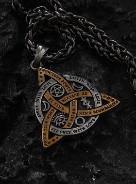 朋克吊坠钛钢吊坠男钛钢