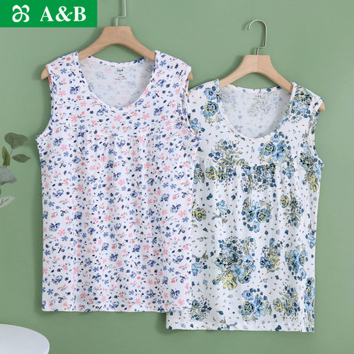 ab内衣印花衫全棉单件h366家居服