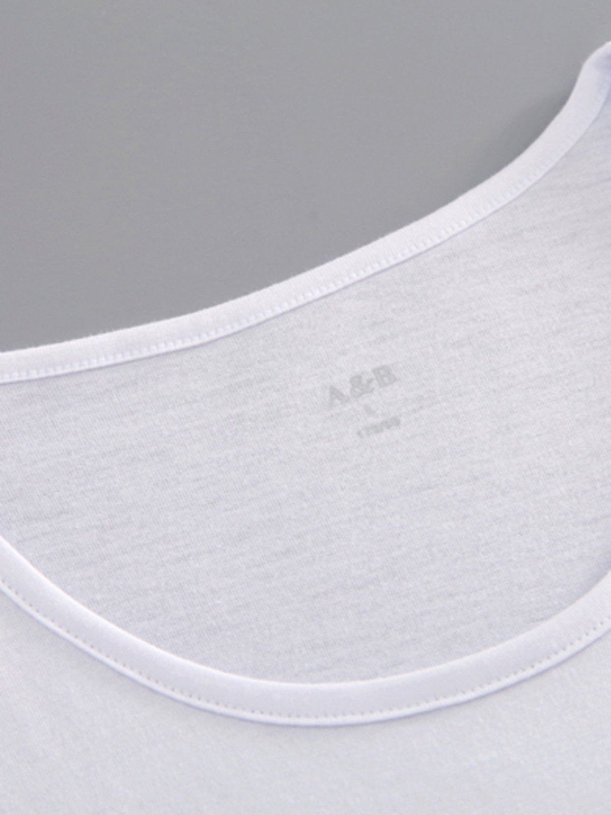 AB 속옷 여름 중년 및 노인 순면 노인 셔츠 통기성 남성 라운드 넥 반팔 기본 바닥 대형 언더 셔츠