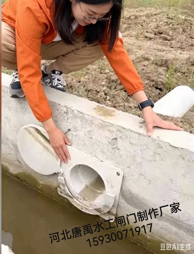 旋转式手提闸门pvc侧滑闸门HDPE闸门盖板式闸门农田渠道挡水闸门