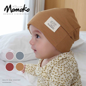 婴儿帽子秋冬款 新生婴幼儿套头帽女宝宝保暖男童无檐幼儿胎帽