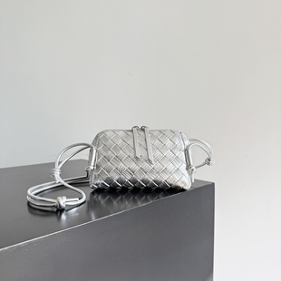 26新款 手工编织女贝壳化妆晚宴包手拿单肩斜挎手提包圣诞水波纹