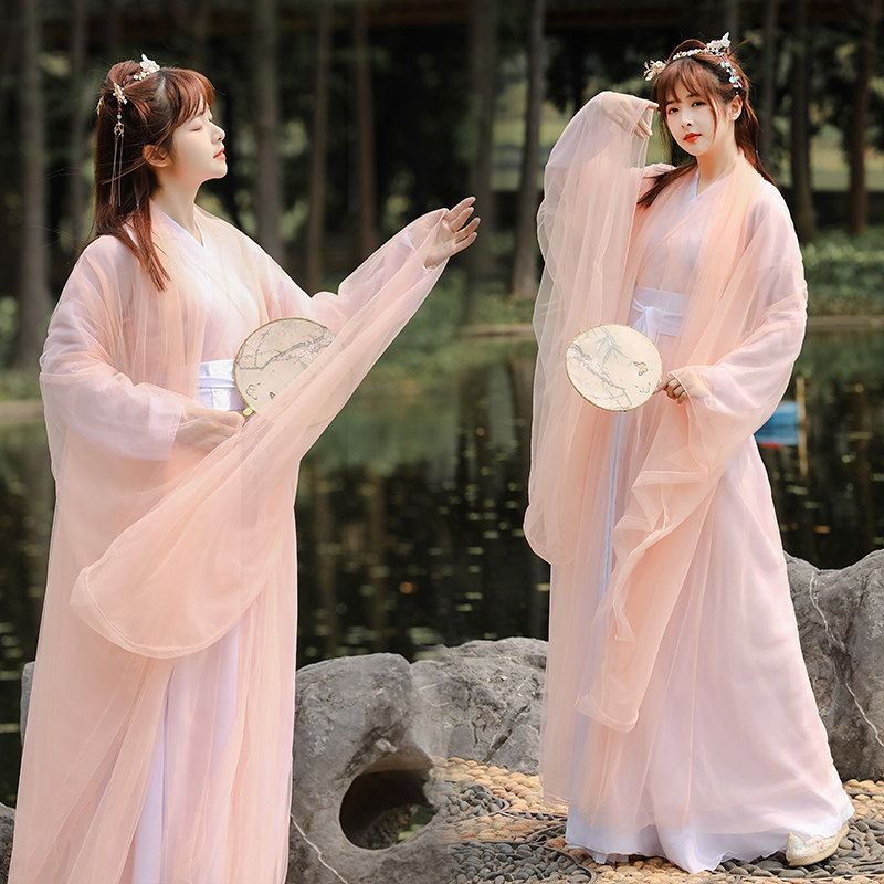 三生三世枕上书同款古装日常改良飘逸仙女套装清新谈雅中国风汉服