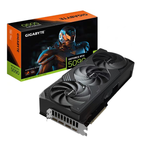 白牌涡轮显卡RTX5090 32G风魔WINDFORCE OC 32G电竞游戏设计显卡