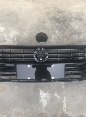 大众新款CC改装全亮黑中网 高光黑前脸面罩水箱罩19-20款CCARTEON