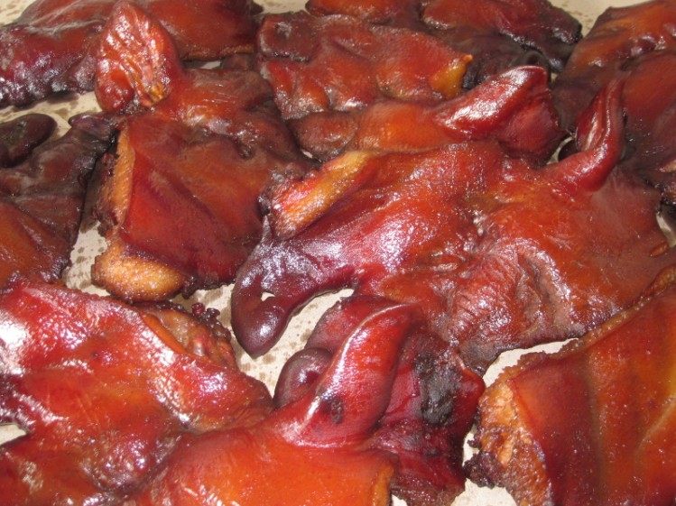 圆记鸭脯 正宗潮汕熏猪头肉 舌尖上打中国甘蔗皮熏猪头肉 半个