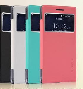 BASEUS/倍思 华为 Ascend P6 柔美皮套 P6手机套正品保护壳p6翻盖