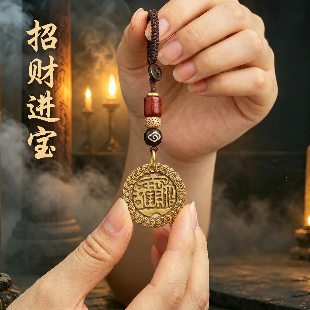 2026财神招财车钥匙扣八方来财