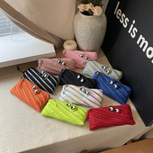 可爱个性 手拿包女新款 小众设计手工拉链小零钱包迷你笔袋硬币包潮