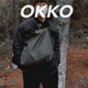 OKKO周边日系运动手提包休闲斜挎骑行情侣尼龙大容量纯色电脑单肩
