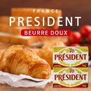 总统黄油200g 法国进口动物性发酵淡味黄油面包牛排黄油烘焙原料