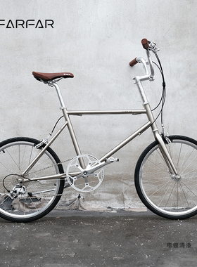 FARFAR BIKE 8速FM2电镀清漆版城市通勤451小轮车20寸复古自行车