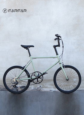 FARFAR BIKE 8速FM2黑影版城市通勤451小轮车复古英伦20寸自行车