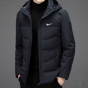 NK正品羽绒服男士中青年商务休闲短款2023冬季新款白鸭绒加厚外套