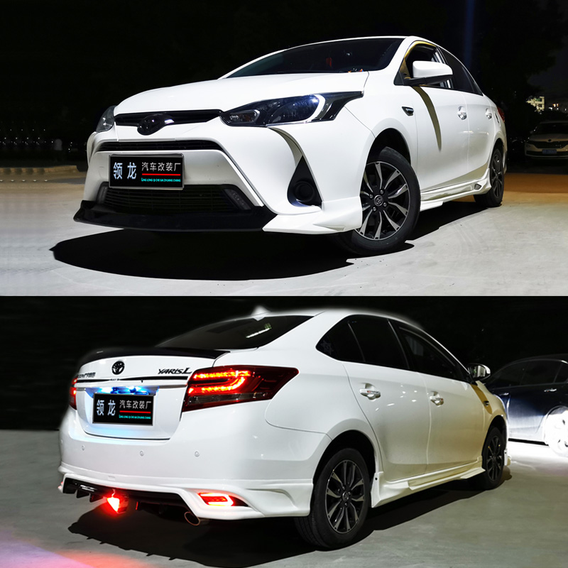 17-20款丰田致享改装小包围前唇侧裙后唇外观升级trd街道版配件