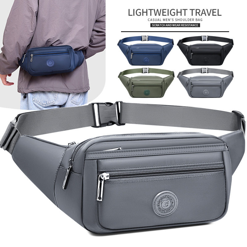 户外收钱大容量放手机腰包男款干活工地2025新款多功能耐用生意包