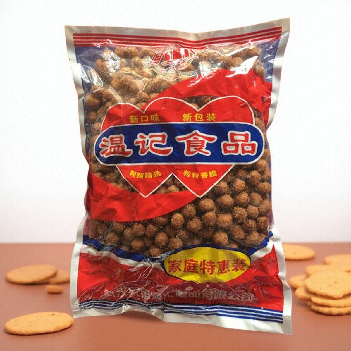 温记多味花生4斤脆皮花生休闲小吃油炸花生米 香辣味特惠装零食