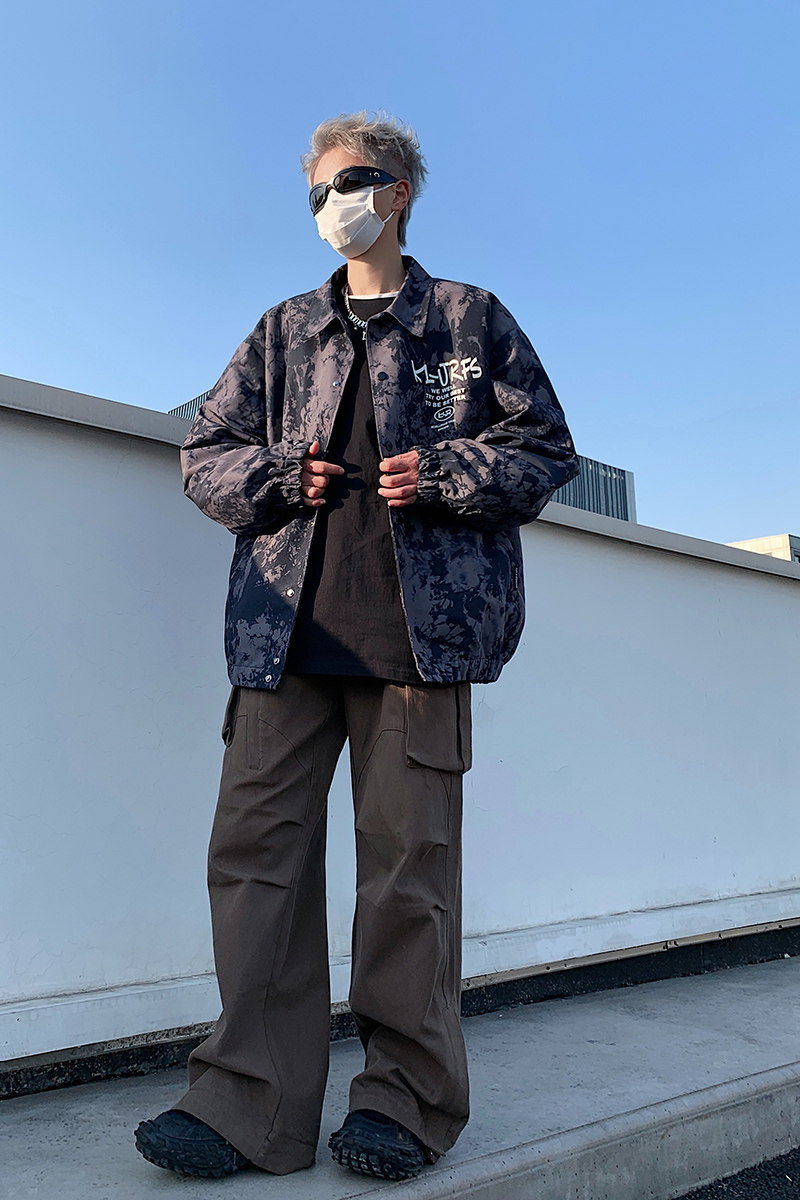 2025秋款翻领印花港风时尚潮流男夹克外套705-W8811-特P35,男装夹克,星座705