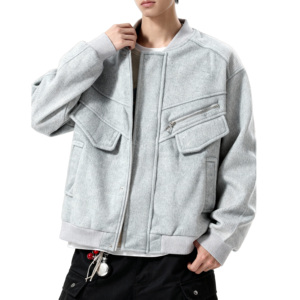 25毛呢夹克棉服加厚高级痞帅夹棉棒球服短款外塔705-M3705-特P110图片