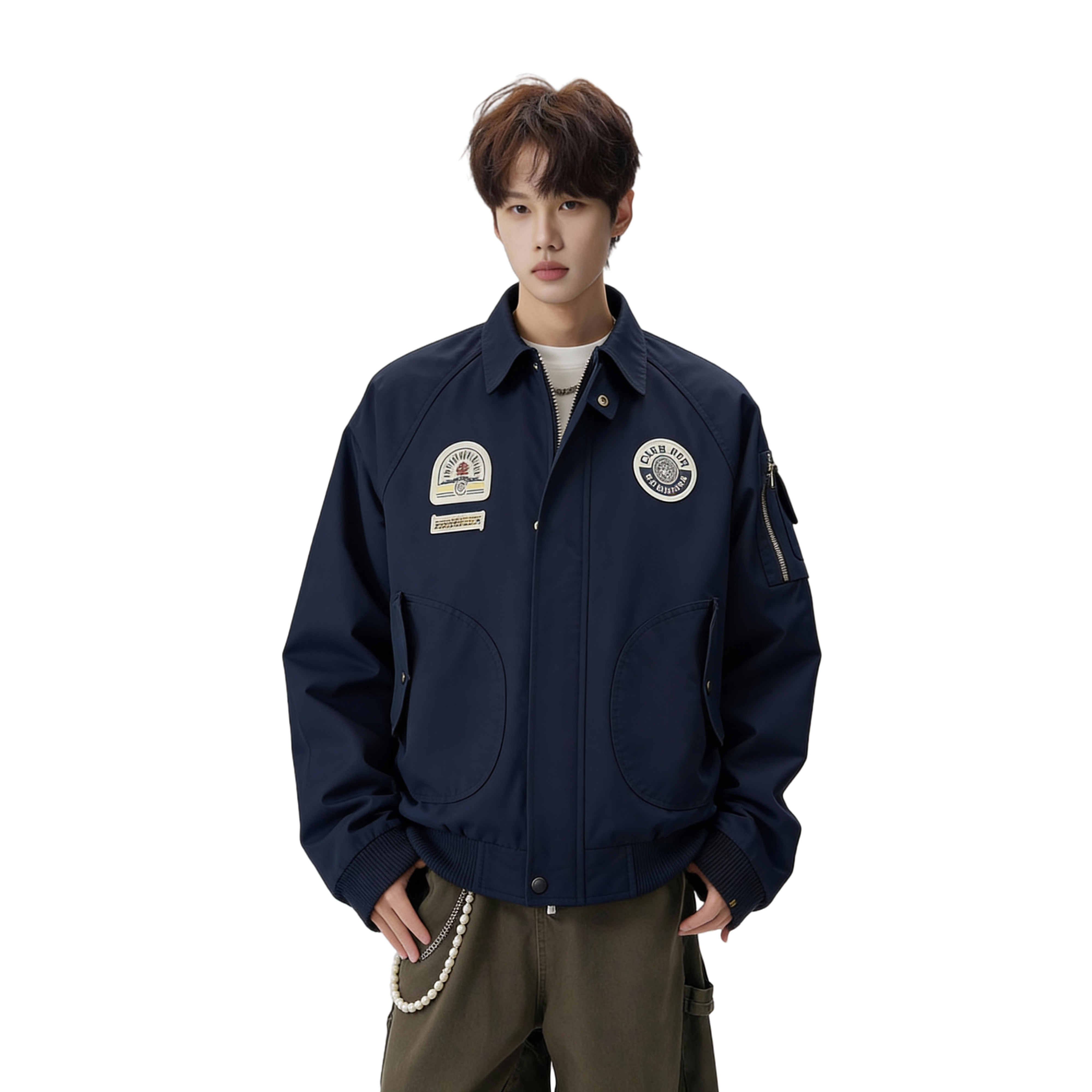 26春工装复古翻领重磅水洗潮牌上衣夹克休闲外套705-JK5881-特P70，男装夹克，星座705