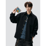 26春新款大码8XL日系时尚口袋工装衬衣男装简约时尚705-C1881-P55，男装衬衫，星座705