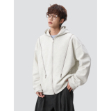 26春美式解构多拉链连帽开衫卫衣男女秋冬廓形外套705-WY1663-P58，女装短外套，星座705