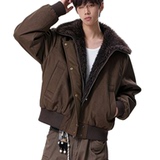 25冬美式座山雕加厚毛领廓形夹克棉服潮牌设计感705-M3703-特P90,男装夹克,星座705,四季星座 25冬美式座山雕加厚毛领廓形夹克棉服潮牌设计感705-M3703-特P90,男装夹克,星座705,四季星座