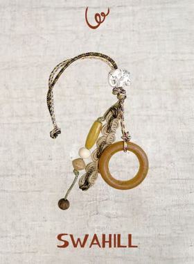 SWAHILL银色大象包挂