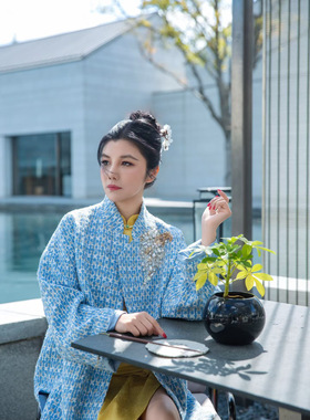 AIHPOS “锦绣冬日”Haute Couture高定法绣外套 新中式休闲外套