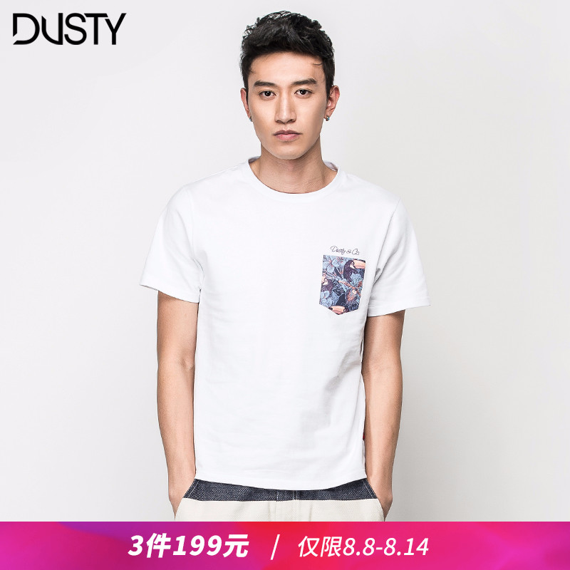 DUSTY³±ÅÆÄÐ×°Ïļ¾ÐÂÆ·»¨ÄñÔªËØÆ´½Ó¿Ú´ü»ù´¡¿î¾µä´¿É«Ñ§Ôº·çTÐô
