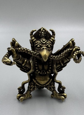 大号金翅大鹏鸟护法佛像牌挂件藏传密宗迦楼罗