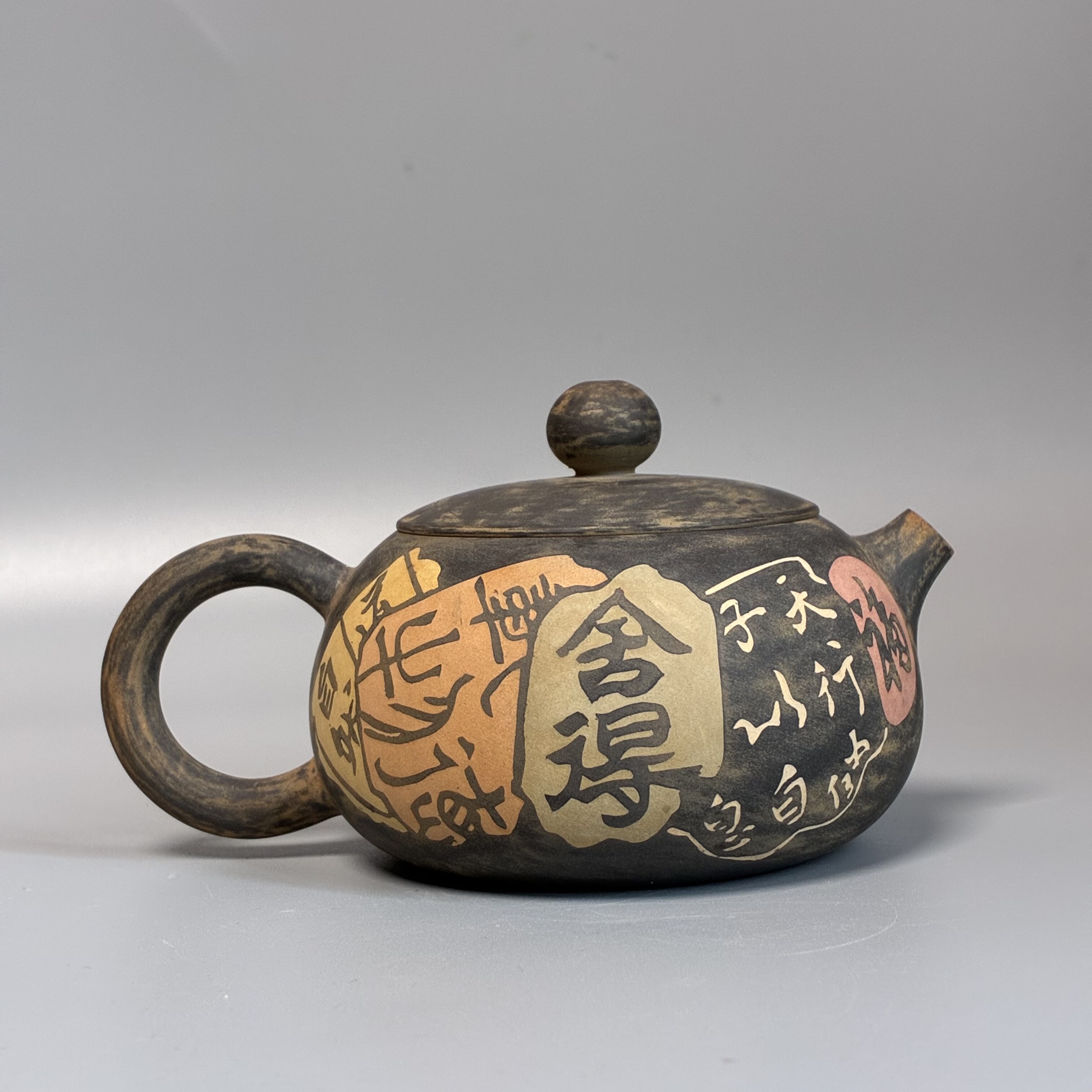 云南建水紫陶高档原矿茶壶纯手工阴刻阳填大师手磨西施非宜兴紫砂