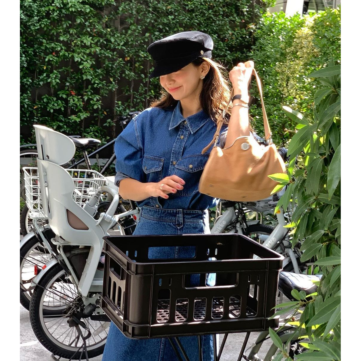 秒发！fever同款25冬韩国复古单宁风口袋设计翻领单排扣长袖衬衫