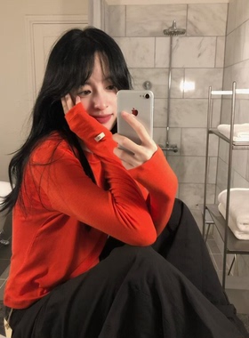 陆续！打底天菜25秋冬新款韩国设计师软糯亲肤纯色内搭T恤上衣女