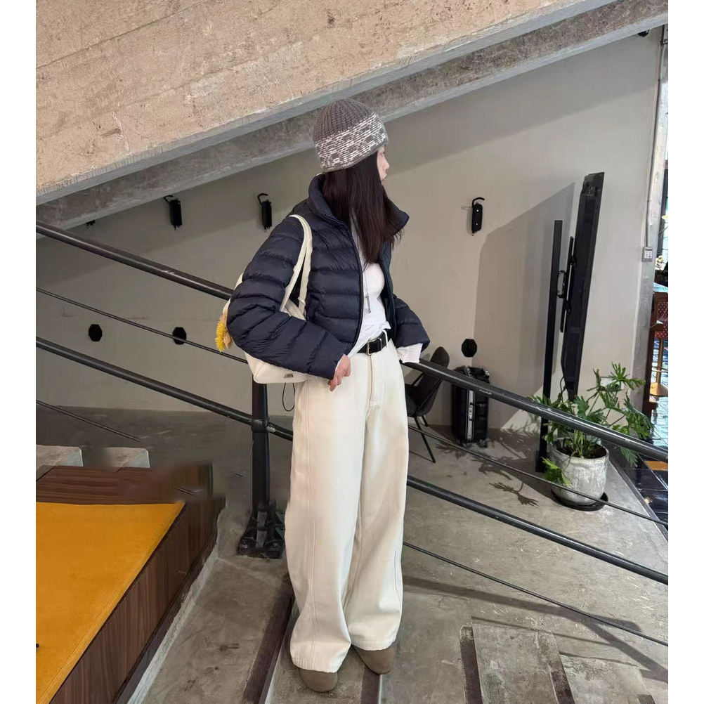 秒发！韩国设计师25冬季新款高腰显瘦纯色加绒直筒休闲裤女长裤子,女装/女士精品,休闲裤,淘宝优惠券,粉丝福利购,淘宝优惠卷