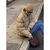 极简设计感韩国冬季 秒发 ser ice新国标90鸭绒羽绒服外套女