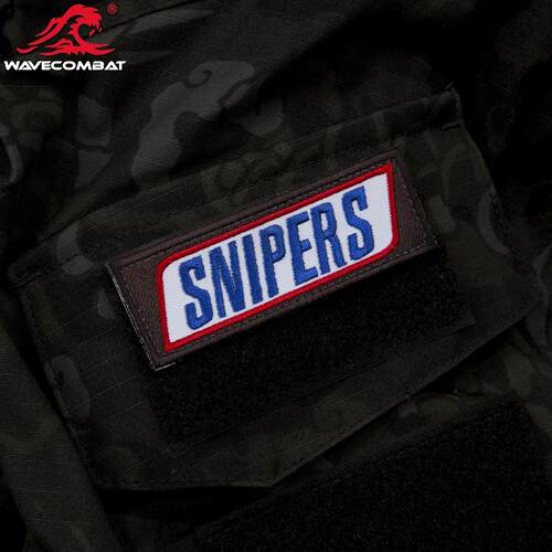 浪潮君物 SNIPERS 士力架 魔术贴 士气章 刺绣章