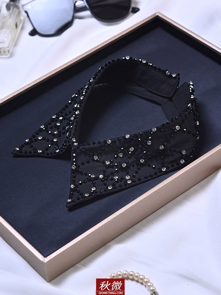 时尚百搭装饰尖领假领子