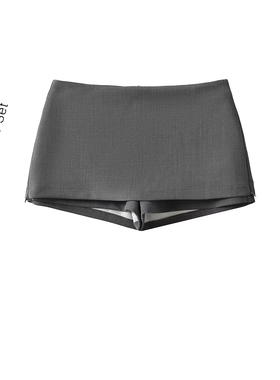 气质两穿mini西装裤裙女2025新款低腰百搭防走光休闲心机A字短裙