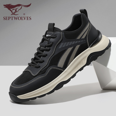 男士运动鞋秋季新款黑色休闲鞋子