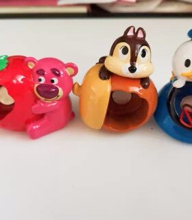 东京迪士尼Disney 唐老鸭 草莓熊 奇奇 磁铁曲别针收纳摆件