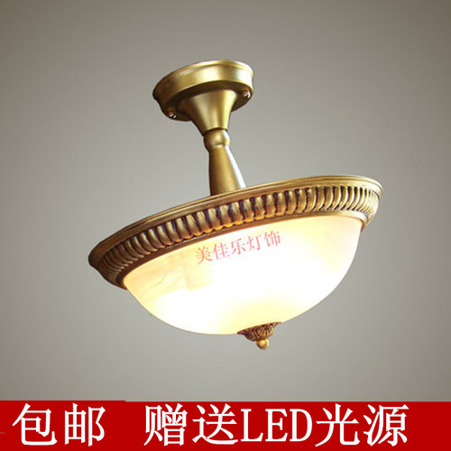 欧式灯具简约吸顶灯卧室走廊